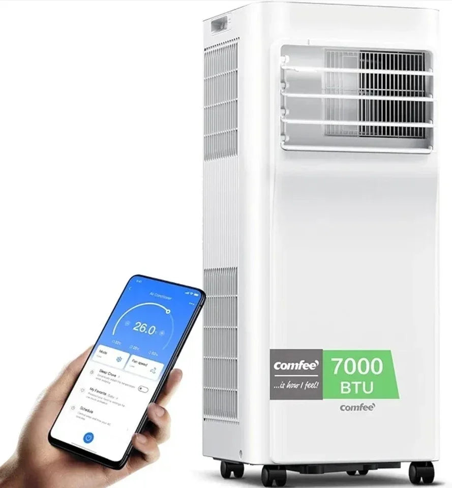 Comfee Breezy Cool Pro 2.0 Portable Air Conditioner 7000 BTU 2.0 kW WLAN App R290 up to 25m²